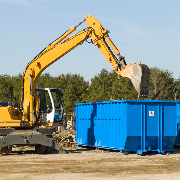 what size residential dumpster rentals are available in Orangeburg County South Carolina